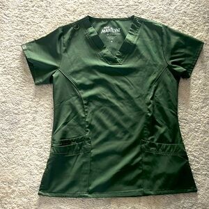 Mini Marilyn Green Scrub Tops (have matching bottoms)